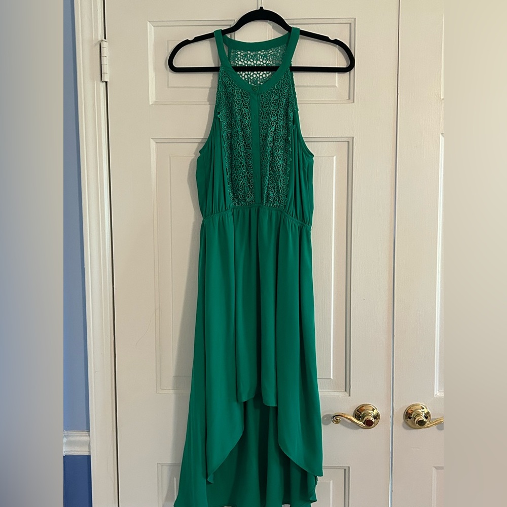 Green midi dress worn once!